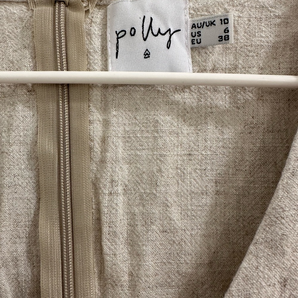 Princess Polly tan short romper  size 6 - Picture 3 of 6